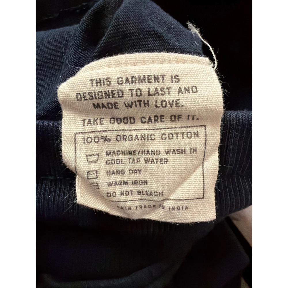 Happy Earth Lounge Pants Womens XL Black Excellent Organic Cotton Wide Leg - Picture 7 of 7